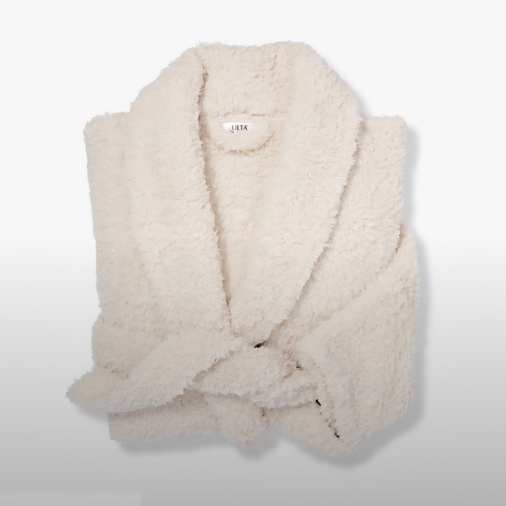 Cozy Cream Fuzzy Robe